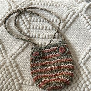 Handcrafted Multicolor Woven Straw Shoulder Bag